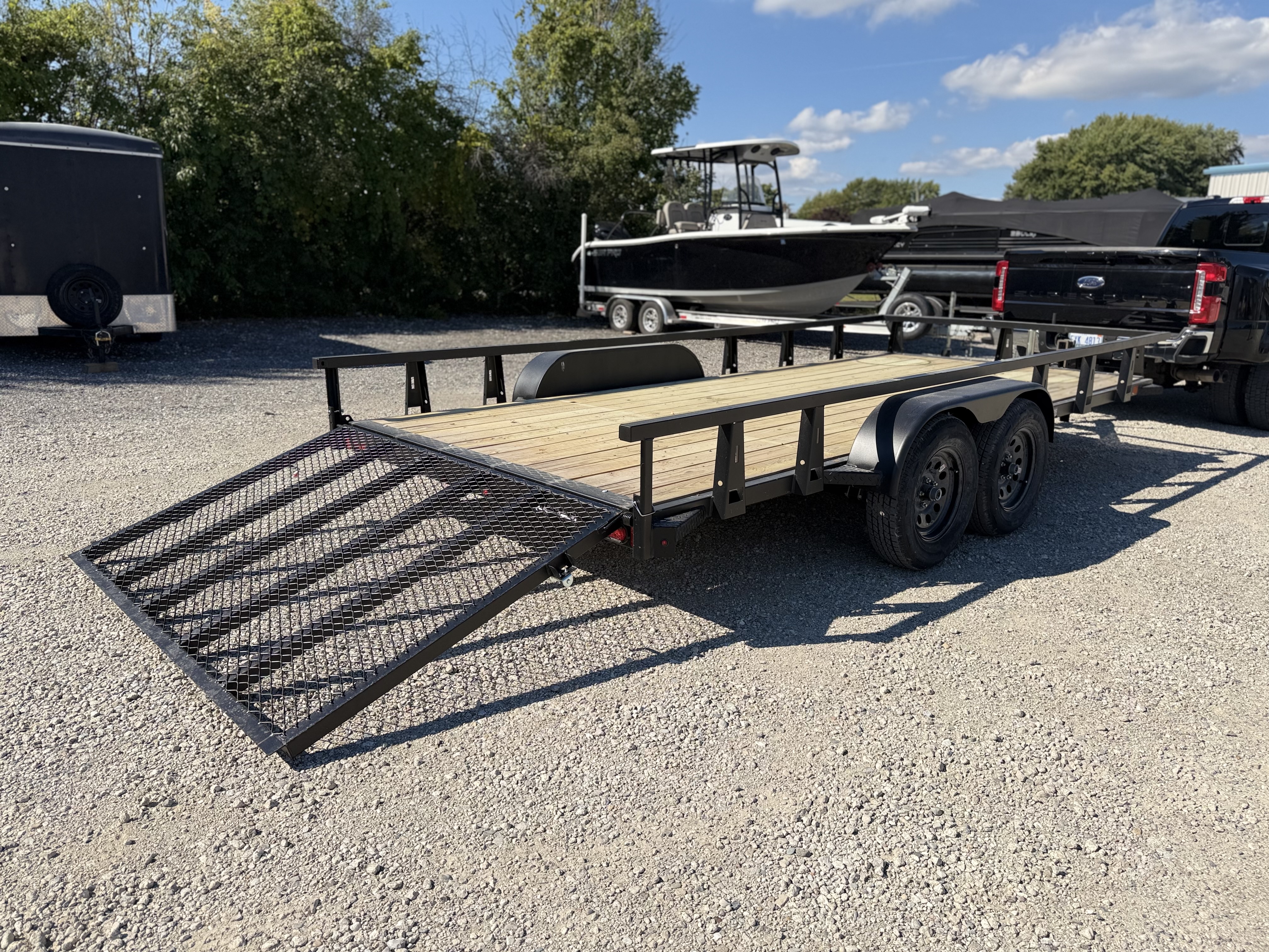 2026 HTC Trailers 7x16 Tandem Axle Steel Utility Trailer Utility Trailer