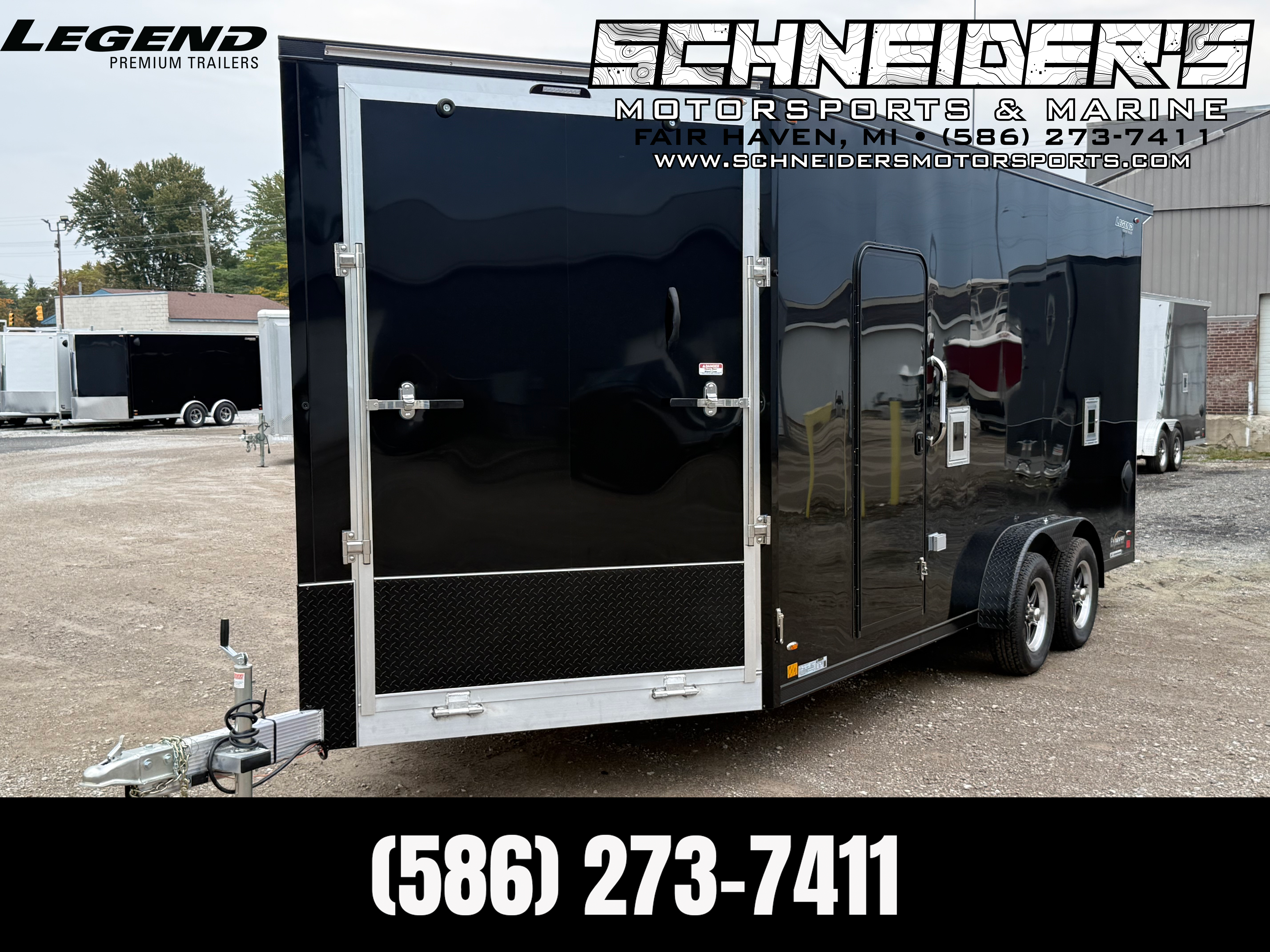 2027 Legend 7.5x23 Explorer Tandem Axle ATV/Snowmobile Trailer Cargo Trailer