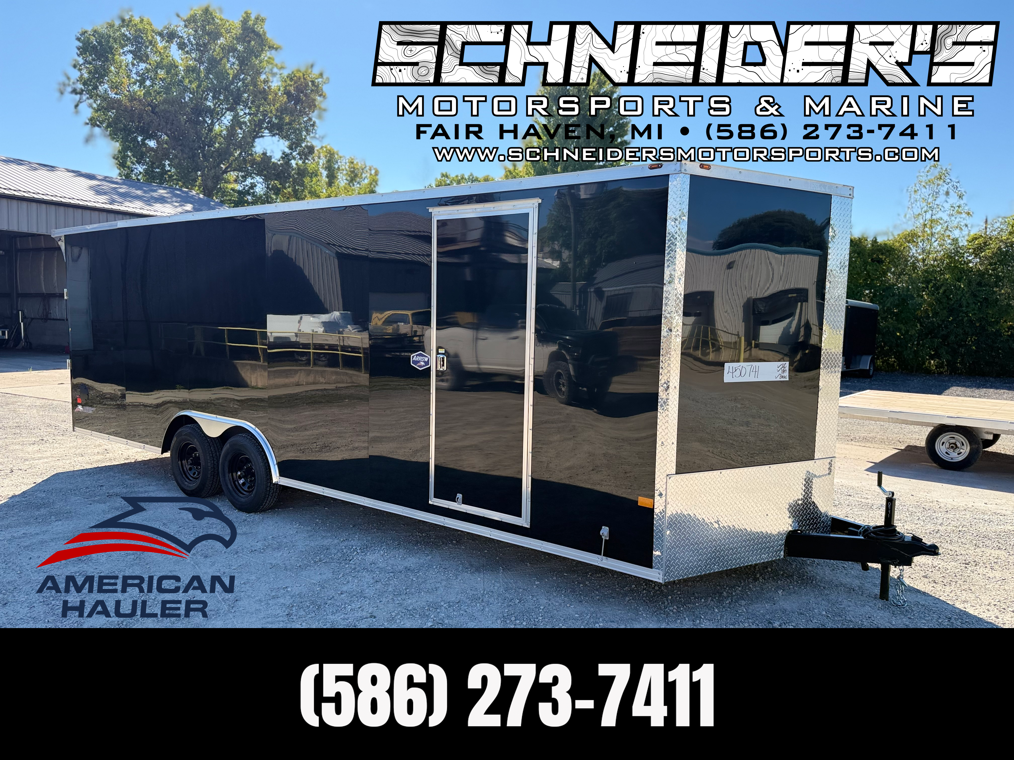 2027 American Hauler Arrow 8.5x24 Tandem Axle Steel Enclosed Cargo Trailer — photo 1 of 15