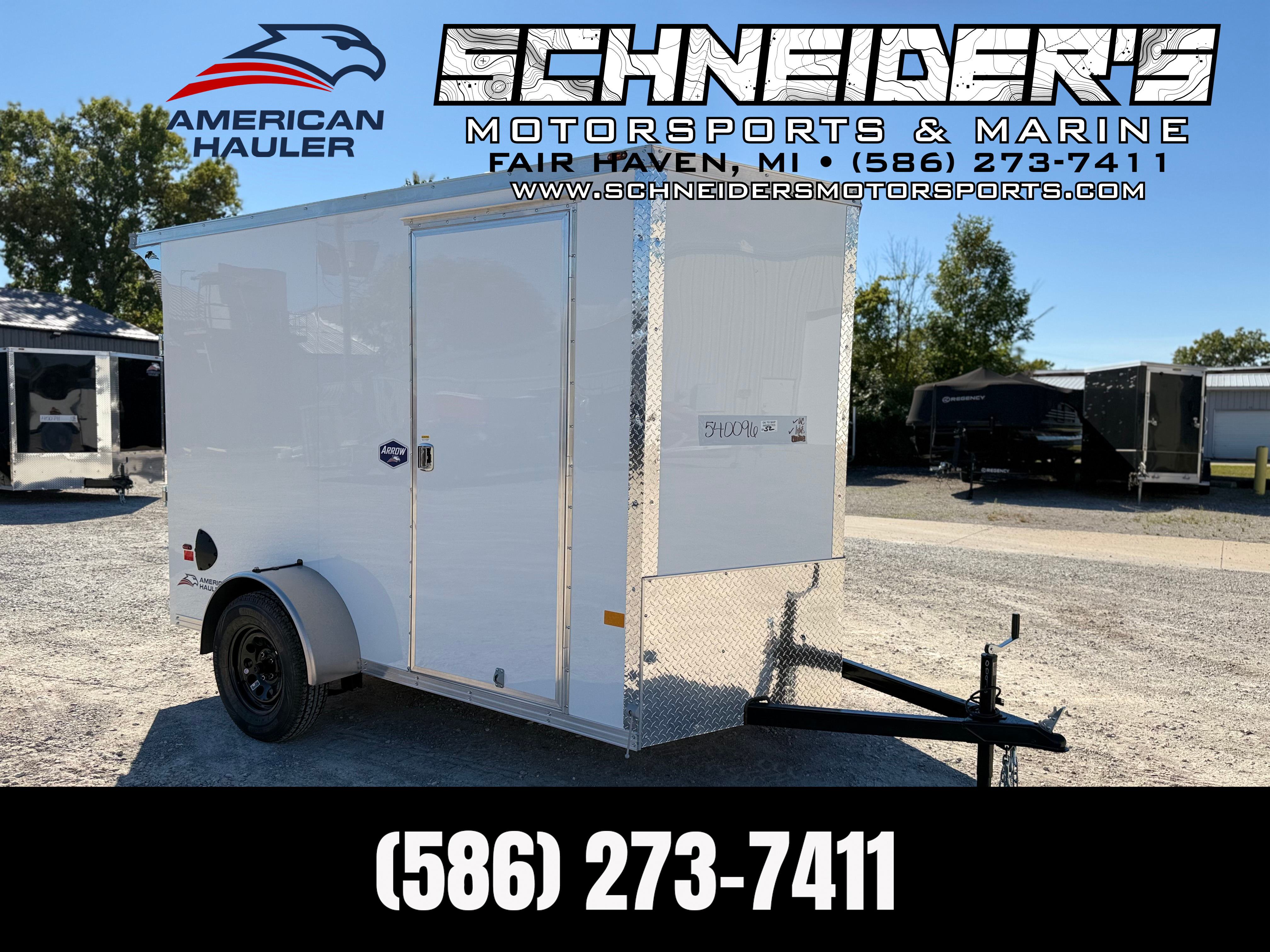2027 American Hauler Arrow 6x10 Single Axle Steel Enclosed Cargo Trailer — photo 1 of 16