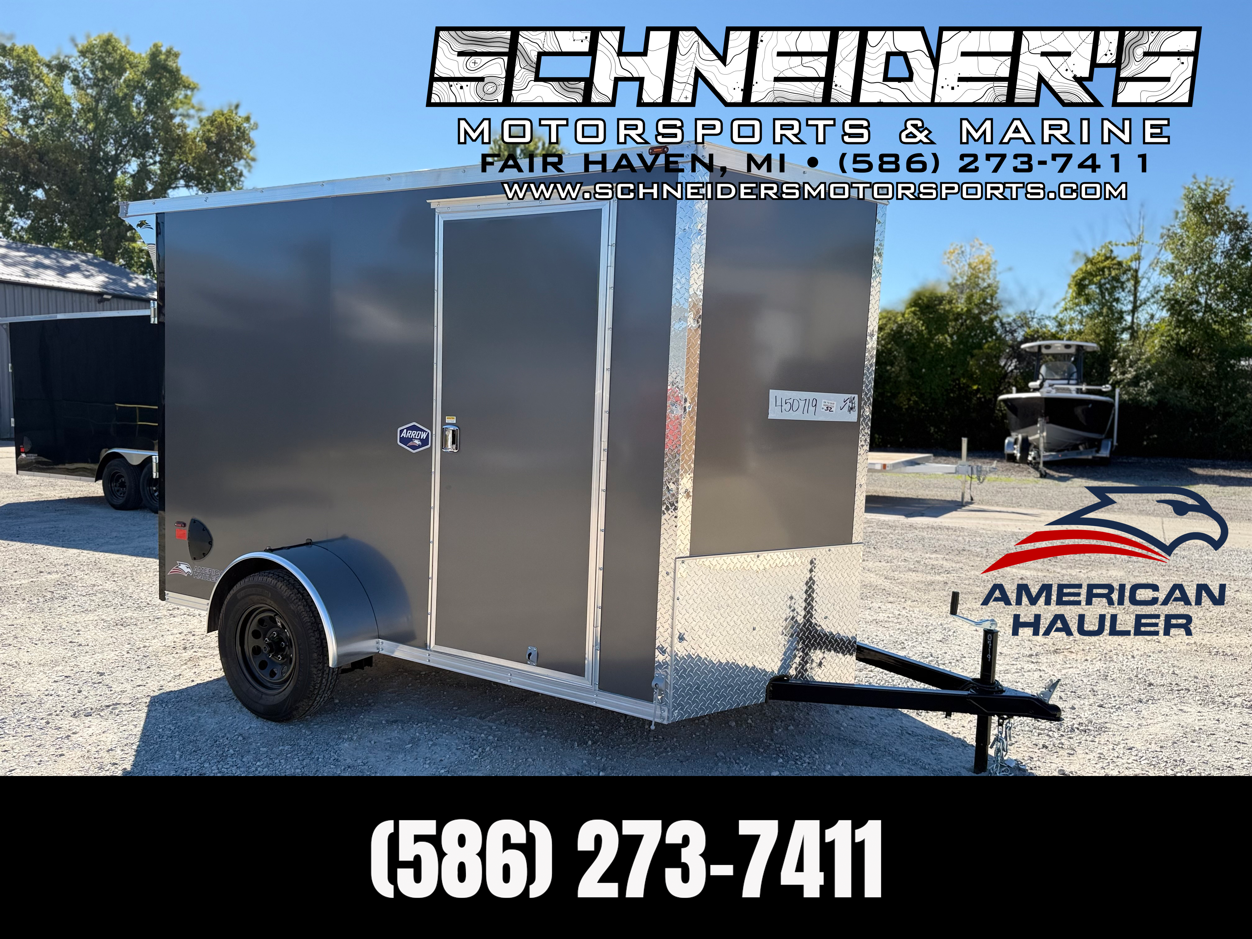 2027 American Hauler Arrow 6x10 Single Axle Steel Enclosed Cargo Trailer — photo 1 of 15