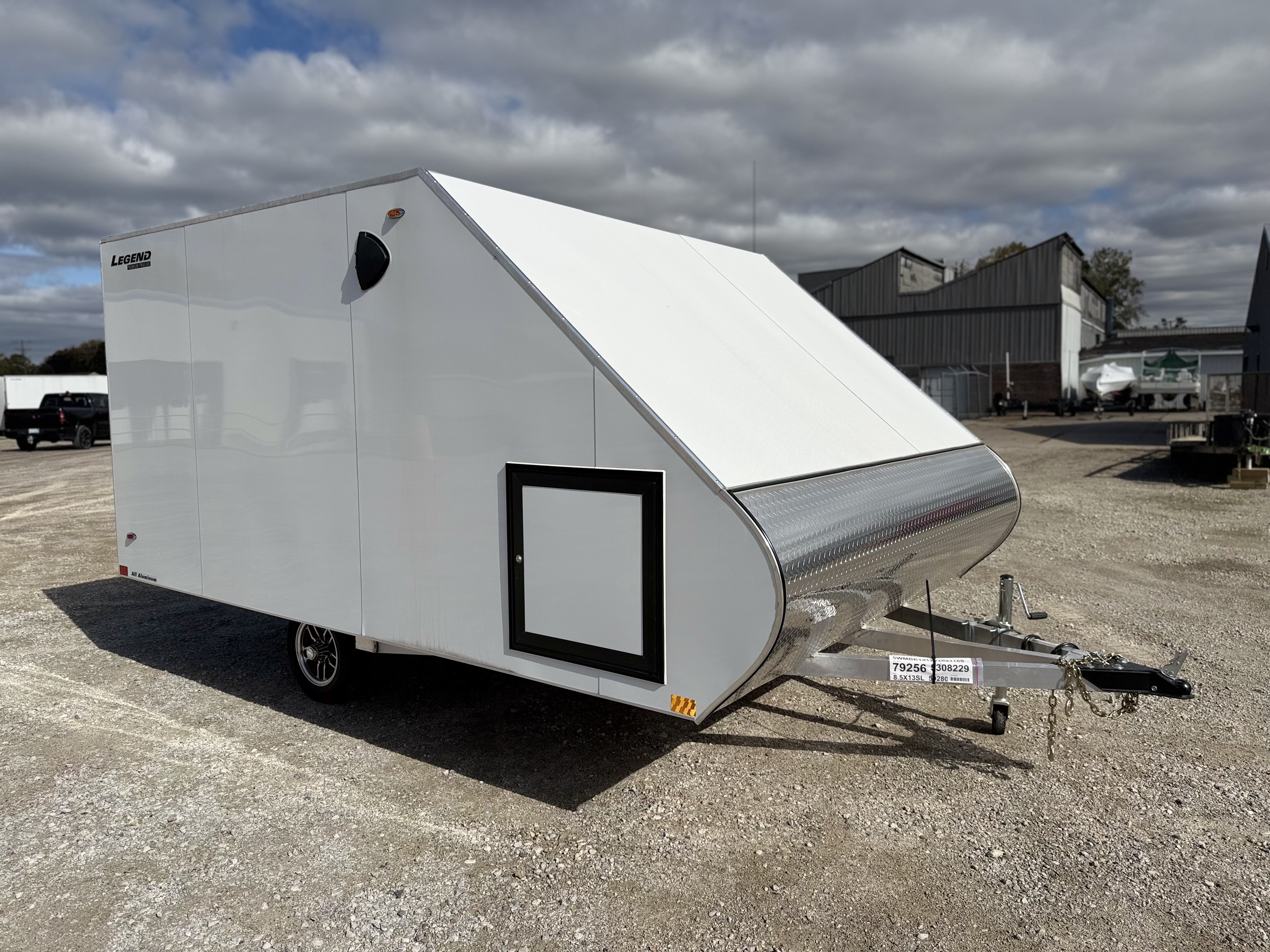 2027 Legend 8.5x13 Single Axle Sport Lite 2 Place Snowmobile Trailer Cargo Trailer