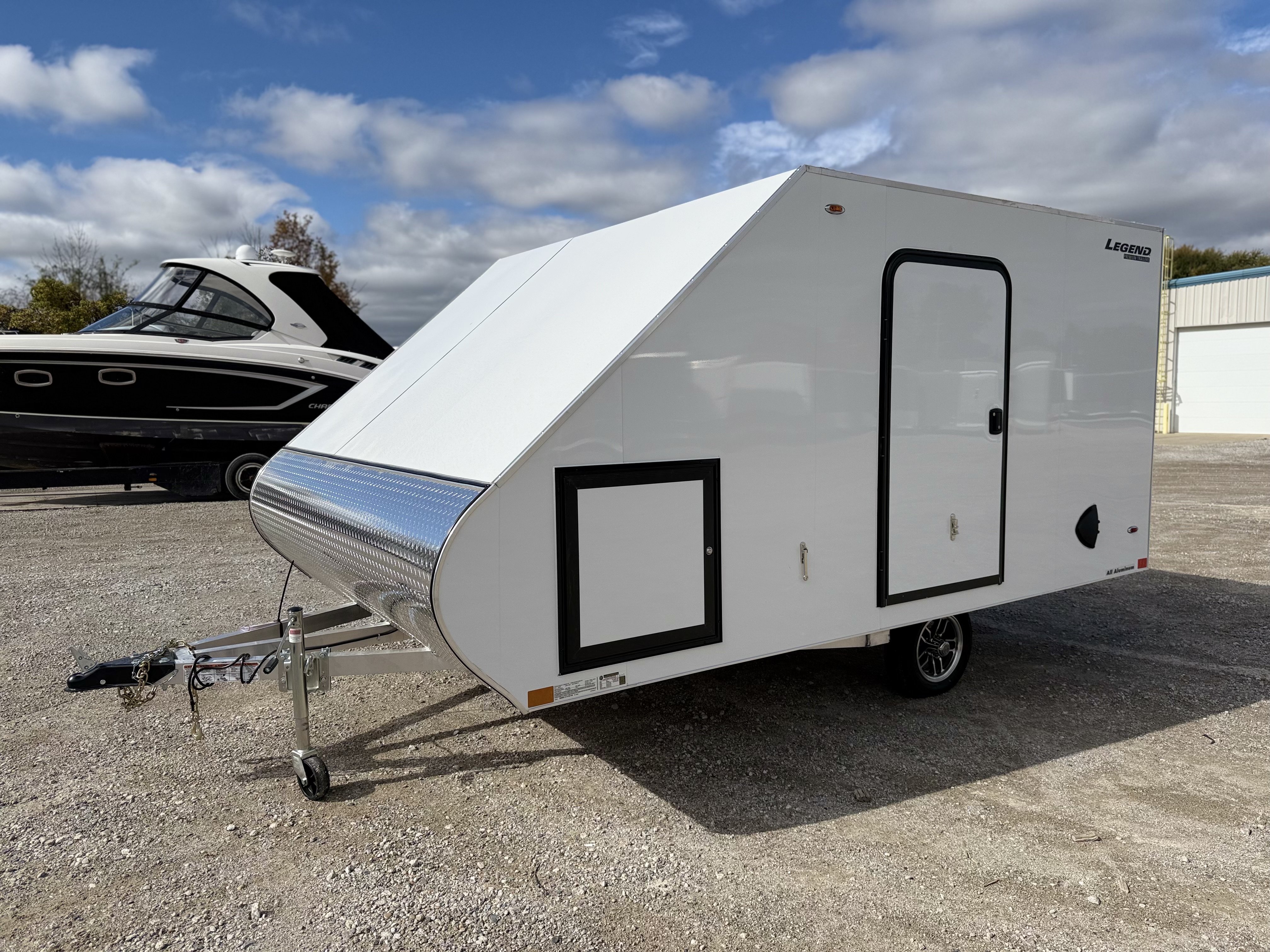 2027 Legend 8.5x13 Single Axle Sport Lite 2 Place Snowmobile Trailer Cargo Trailer