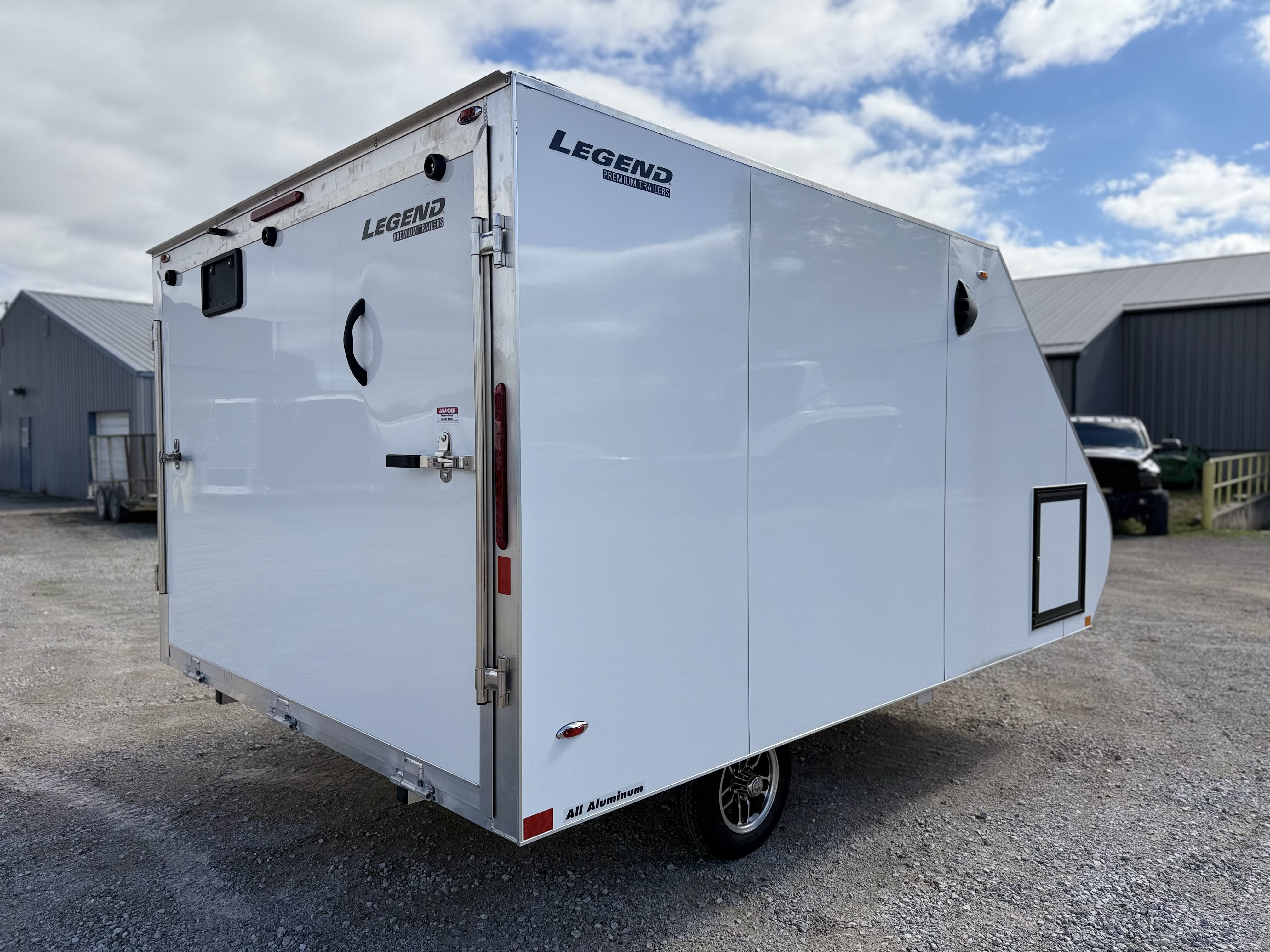 2027 Legend 8.5x13 Single Axle Sport Lite 2 Place Snowmobile Trailer Cargo Trailer
