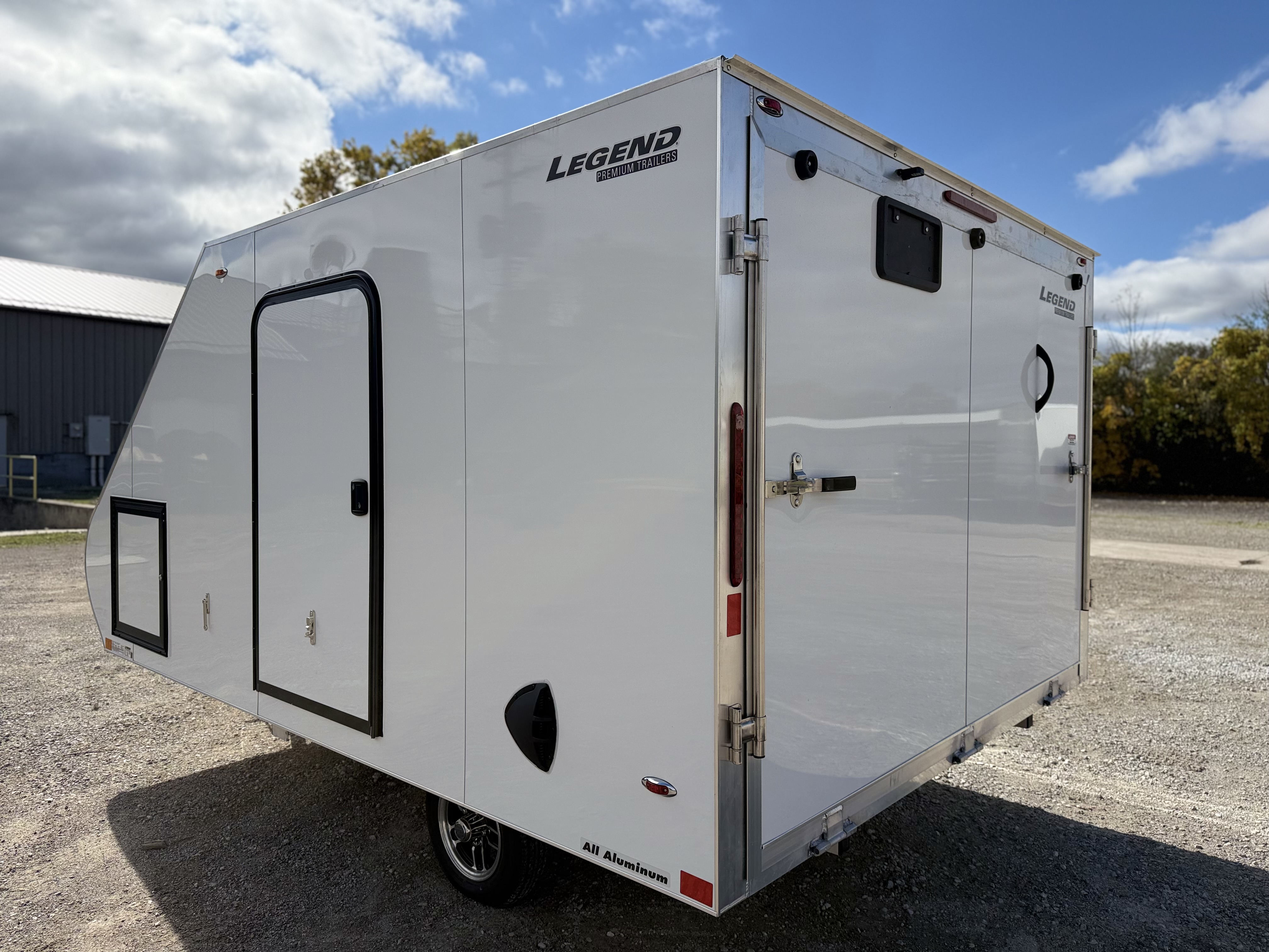 2027 Legend 8.5x13 Single Axle Sport Lite 2 Place Snowmobile Trailer Cargo Trailer