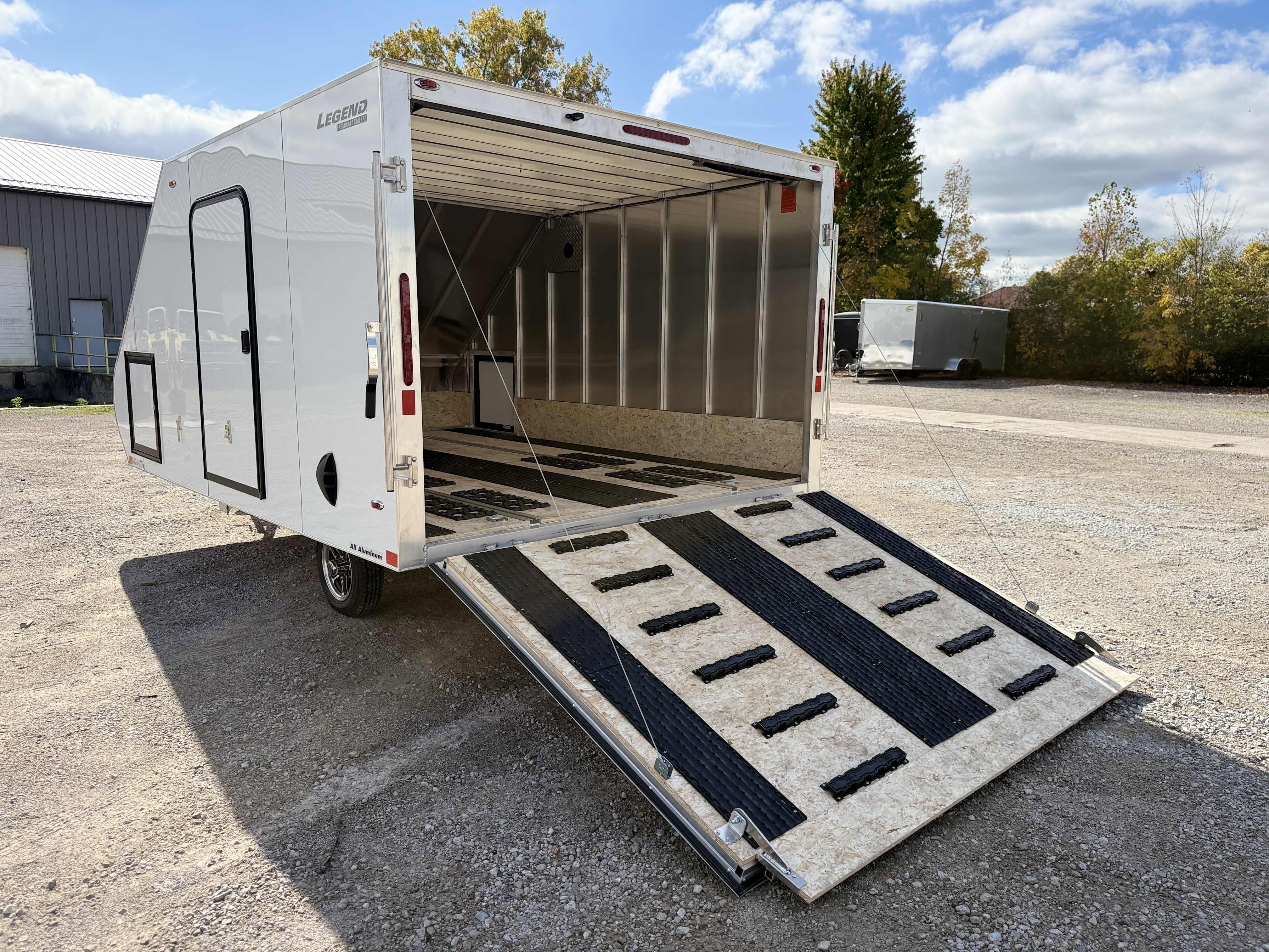2027 Legend 8.5x13 Single Axle Sport Lite 2 Place Snowmobile Trailer Cargo Trailer