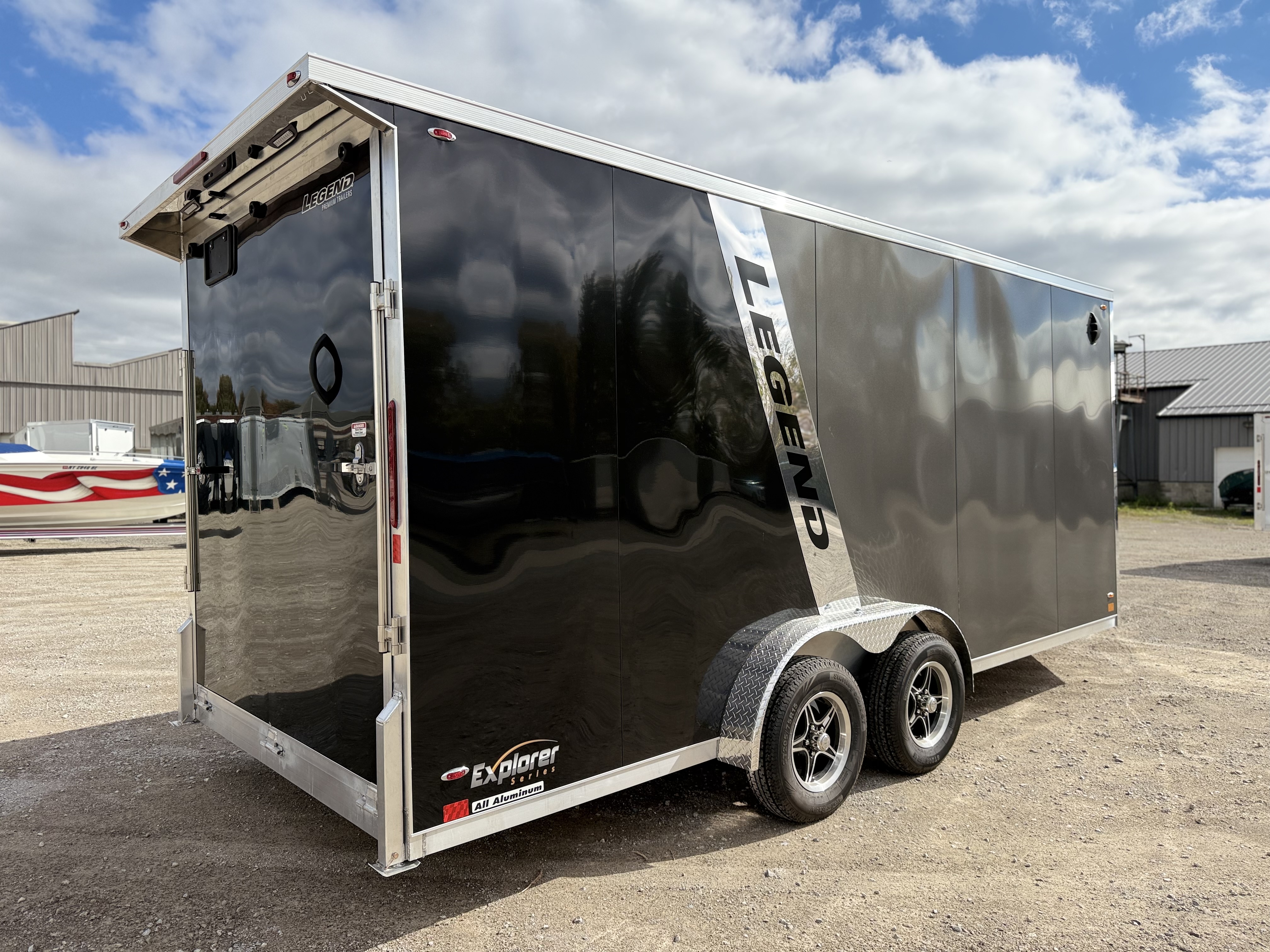 2027 Legend 7.5x23 Explorer Tandem Axle Snowmobile/ATV Trailer Cargo Trailer