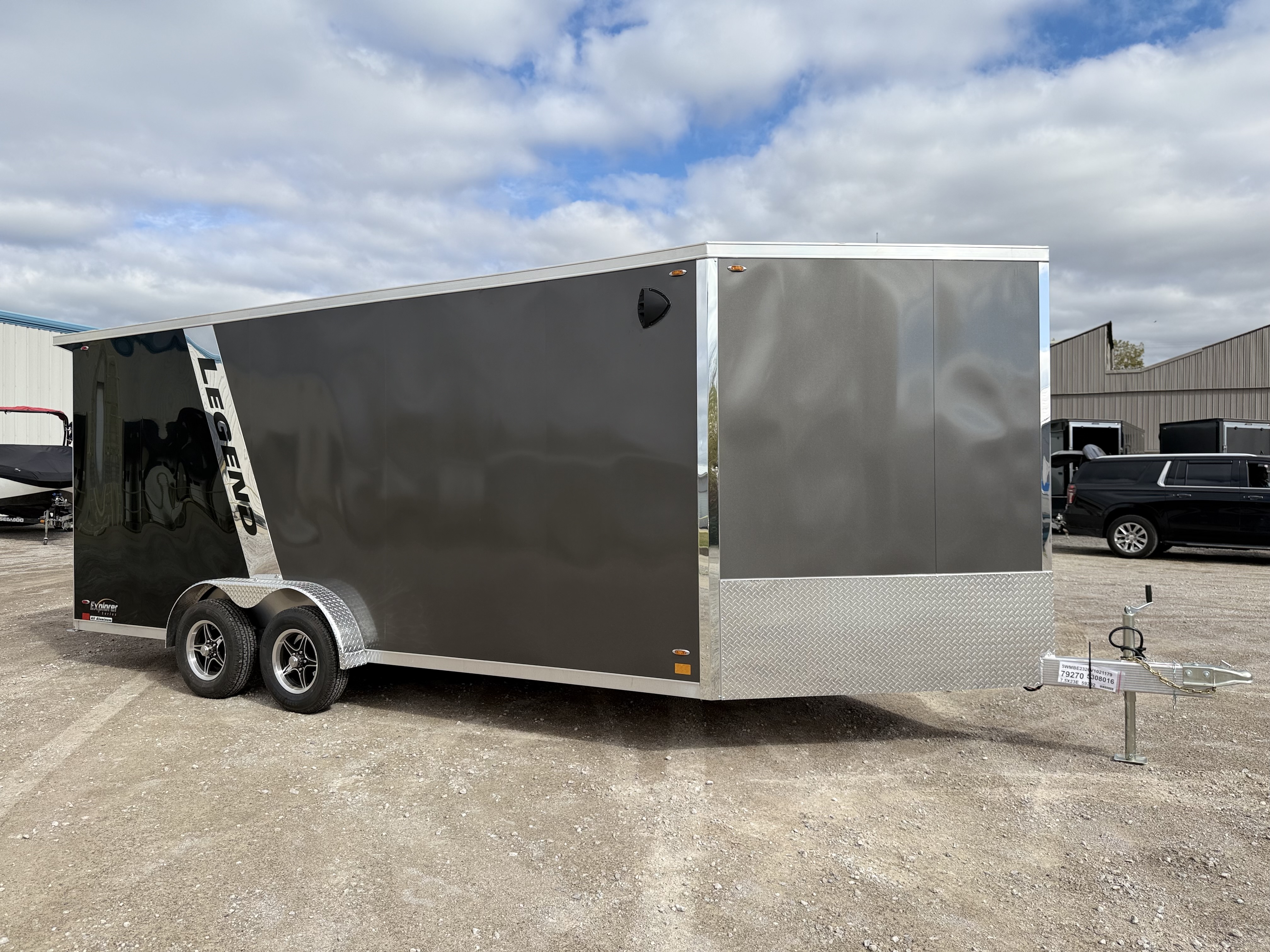 2027 Legend 7.5x23 Explorer Tandem Axle Snowmobile/ATV Trailer Cargo Trailer