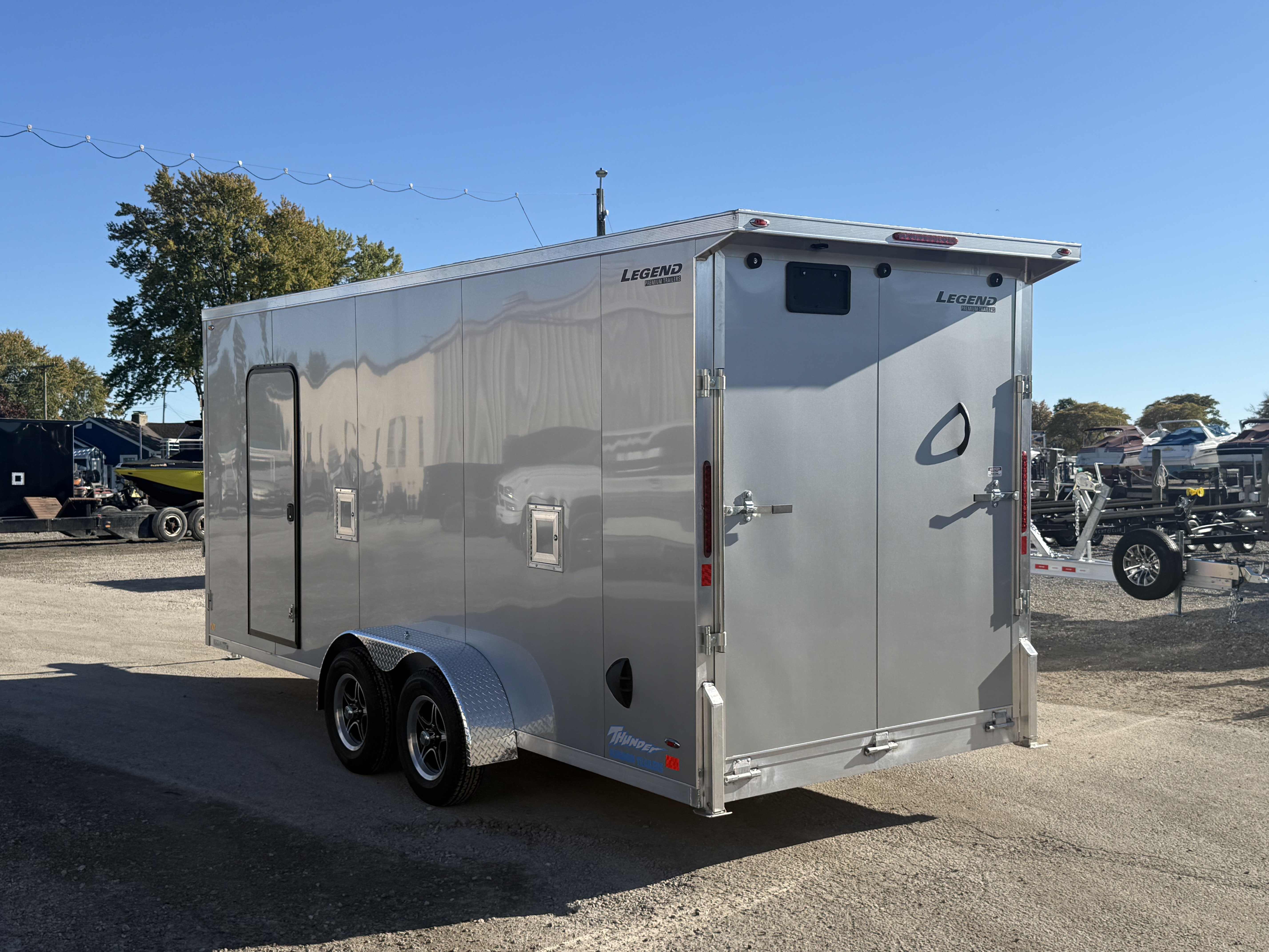 2027 Legend 7x23 Thunder Tandem Axle Snowmobile/ATV Trailer CARGO TRAILER